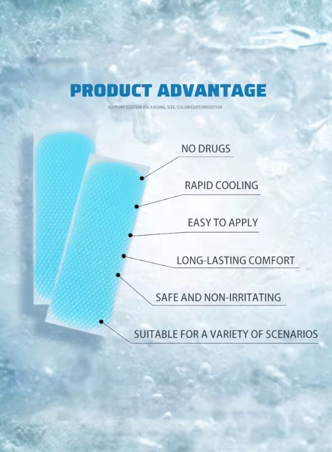 Hodaf Temperature Control Sheet Instant Cooling Patch 6 Pcs For Babies - Image 2